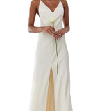 ASOS EDITION Cami Split Front Wedding Dress