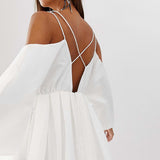 ASOS EDITION Cross Back Midi Dress