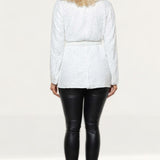 Asos Silver Embellished Blazer