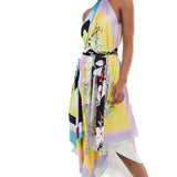 ASOS EDITION Halter Belted Midi Dress