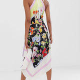 ASOS EDITION Halter Belted Midi Dress