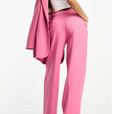 Asos Edition Oversized Longline Blazer & Trouser Co-Ord In Pink