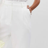 ASOS EDITION Tailored Tapered Trouser in White
