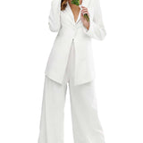 ASOS EDITION Wide Leg Pleat Front Trousers