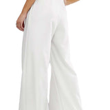 ASOS EDITION Wide Leg Pleat Front Trousers