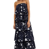 ASOS MADE IN KENYA Multi-Tiered Midi Dress