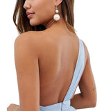 ASOS One Shoulder Tulle Maxi Dress