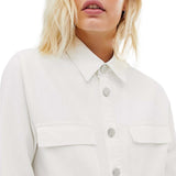 ASOS White Oversized Denim Shirt Dress