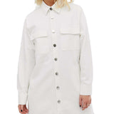 ASOS White Oversized Denim Shirt Dress