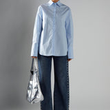 Glamorous Light Blue Oversized Shirt