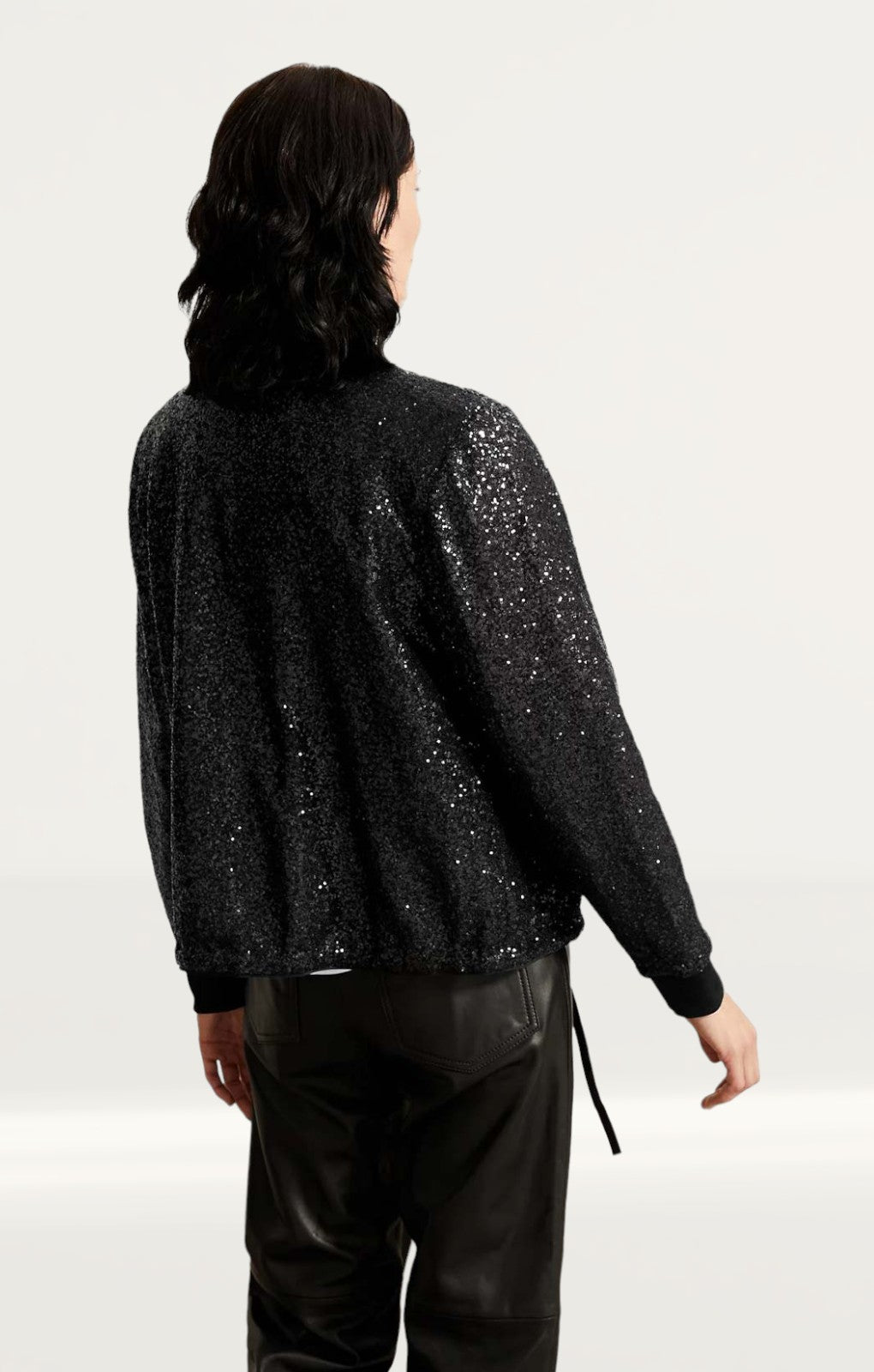 M&S Sequin Bomber