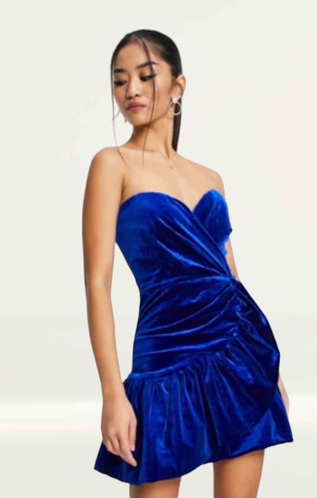 Rent Bardot Electric Blue Tallulah Mini Dress