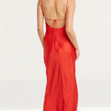 Bardot Fire Red Jassie Slip Dress