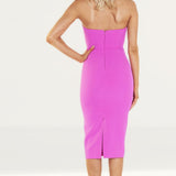 Bardot Kayla Midi Pink Dress