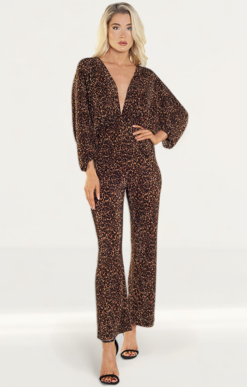 Bardot Leopard Print Kimono Jumpsuit product image