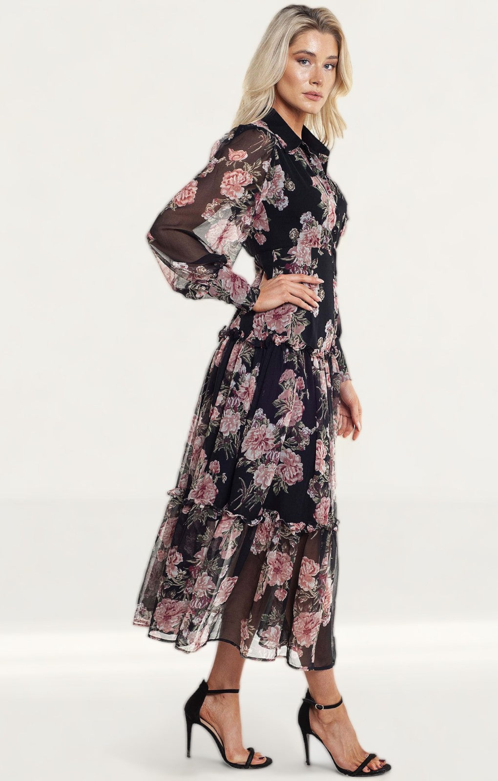 Bardot Navy Floral Dress product image