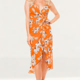 Bardot Orange Poppy Loretta Maxi Dress