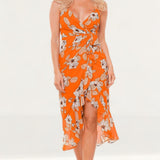 Bardot Orange Poppy Loretta Maxi Dress