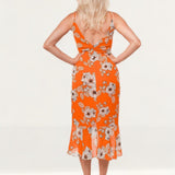 Bardot Orange Poppy Loretta Maxi Dress
