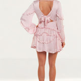 Bardot Pink Rose Nala Frill Dress product image