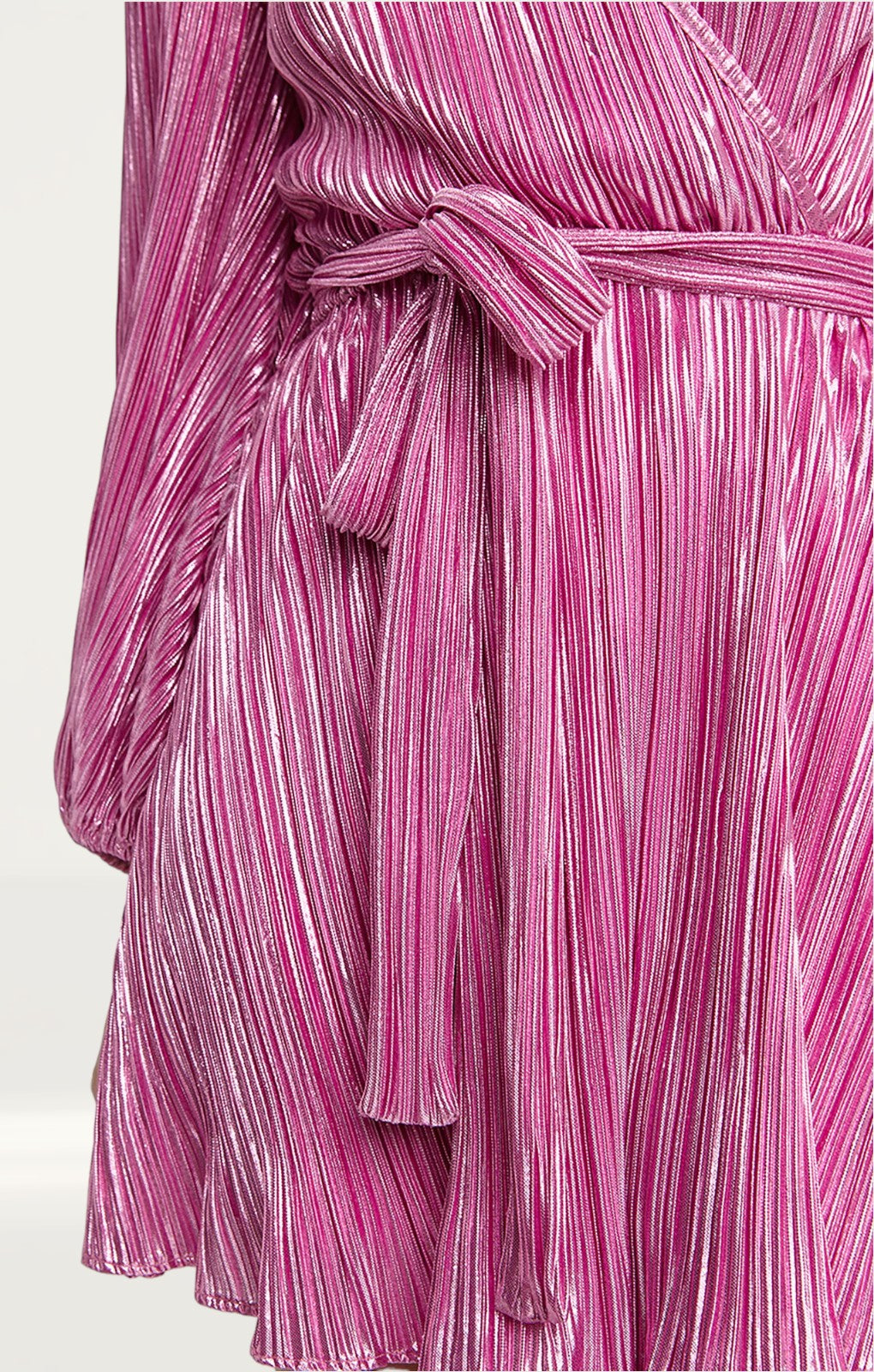 Bardot Pink Shine Bellissa Pleat Dress product image