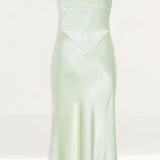 Bardot Pistachio Zelda Slip Dress