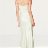 Bardot Pistachio Zelda Slip Dress