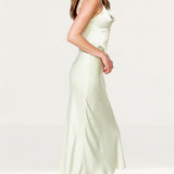 Bardot Pistachio Zelda Slip Dress