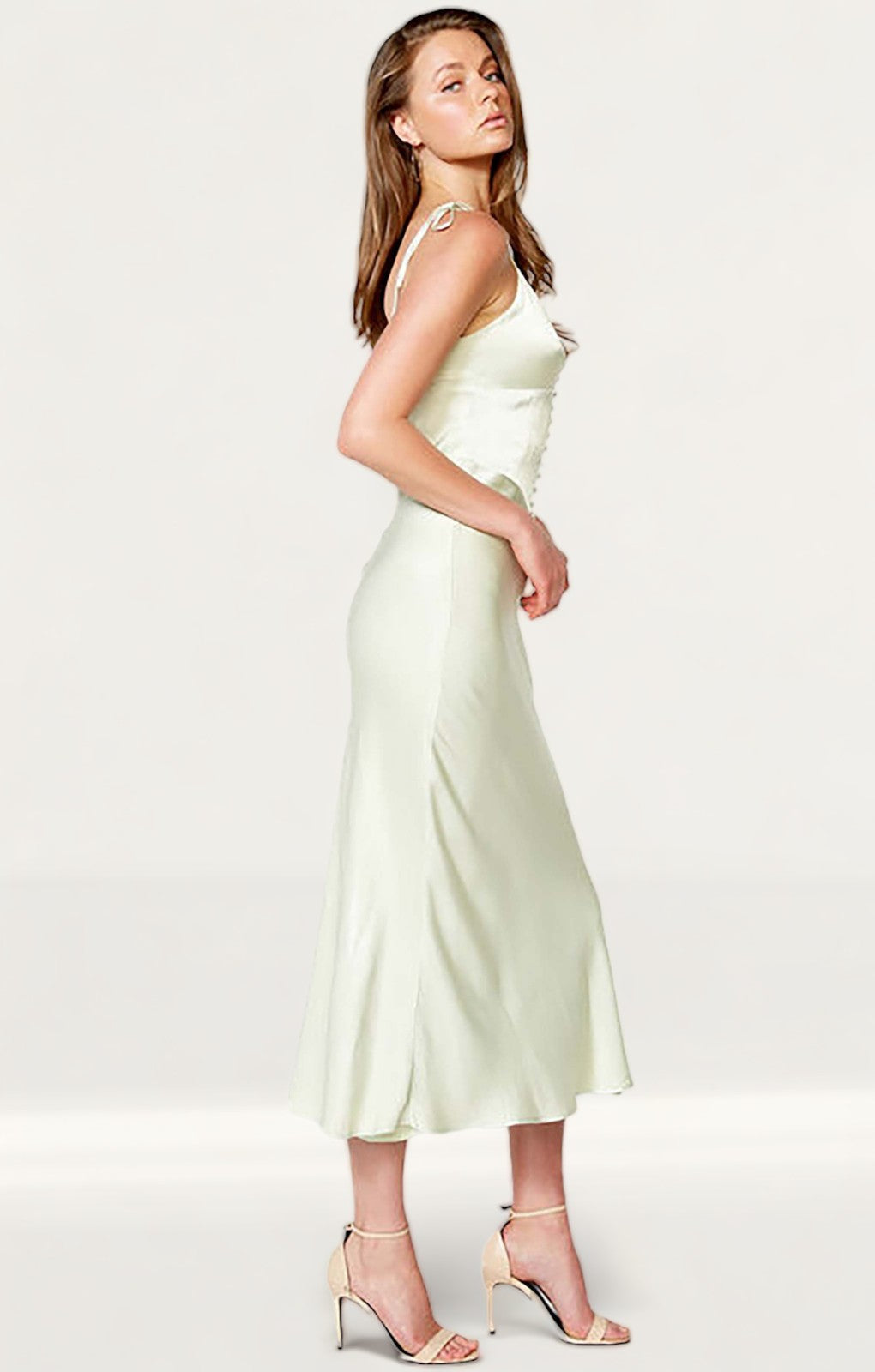 Bardot Pistachio Zelda Slip Dress product image