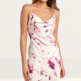 Bardot Purple Tie Dye Slip Dress