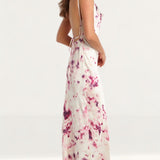 Bardot Purple Tie Dye Slip Dress