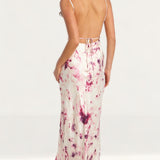 Bardot Purple Tie Dye Slip Dress