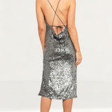 Bardot Sequin Slip Dress