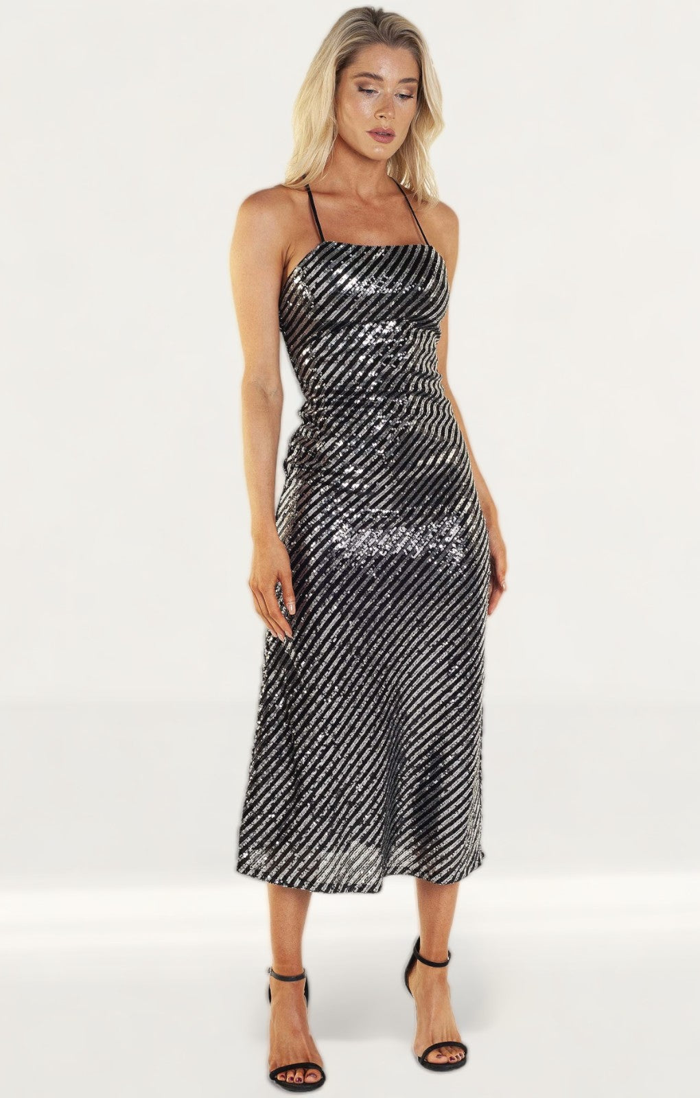Bardot Stripe Sequin Slip product image