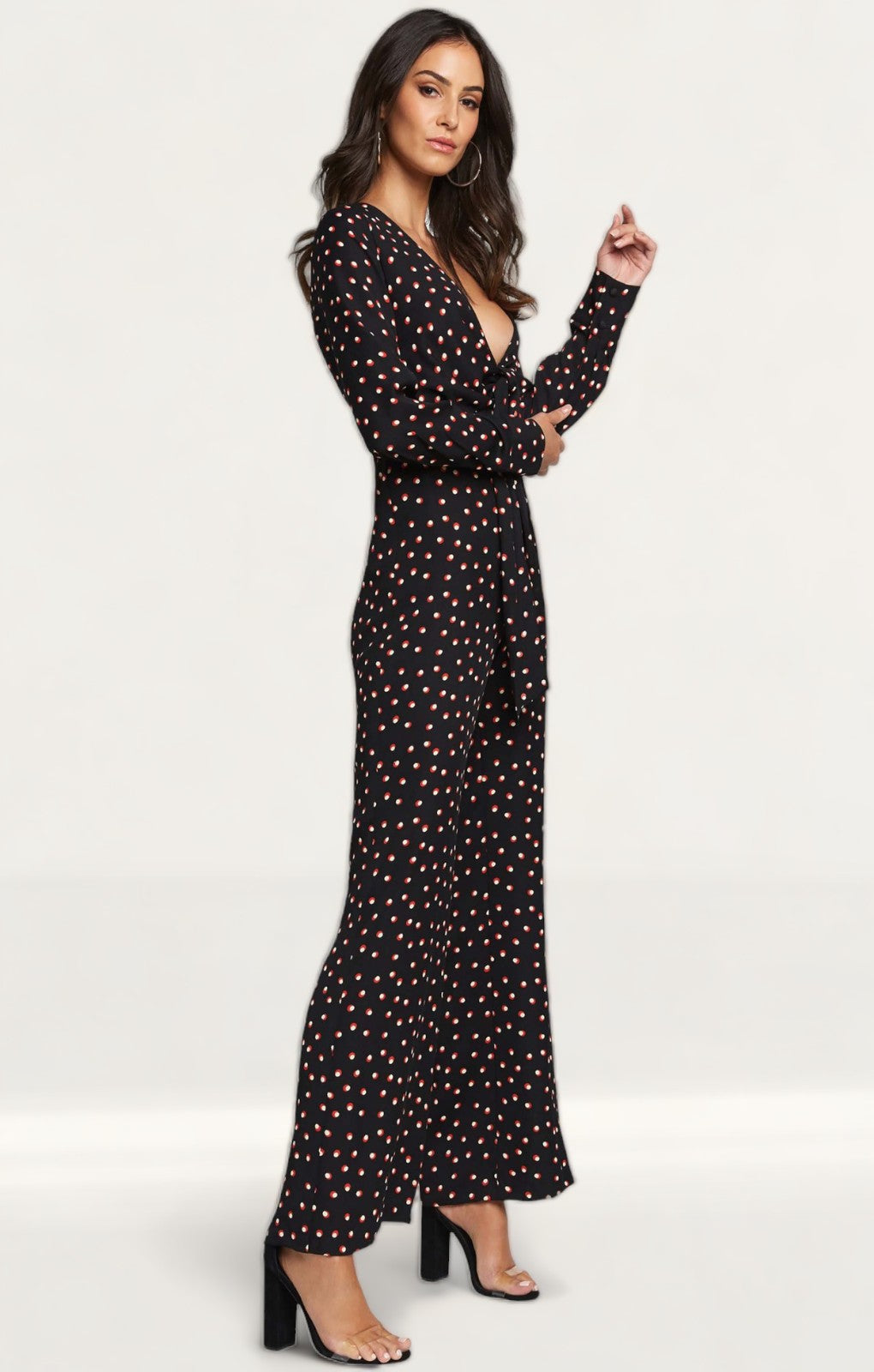 Bardot Tie Front Jumpsuit
