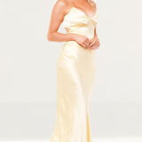 Bardot Yellow Malinda Slip Dress