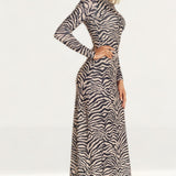 Bardot Zebra Print Mesh Dress product image