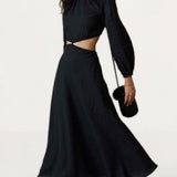 Bec + Bridge Black Madeleine Midi Dress