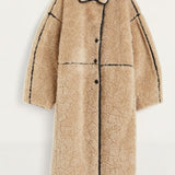 H&M Beige Teddy Coat
