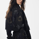 Nasty Gal Premium Diamante Celestial Trucker Jacket