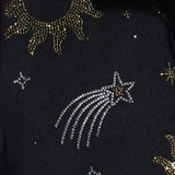Nasty Gal Premium Diamante Celestial Trucker Jacket