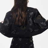 Nasty Gal Premium Diamante Celestial Trucker Jacket