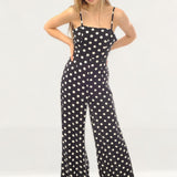 Black & White Polka Dot Jumpsuit