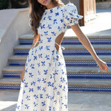 Anne Louise Boutique Blue & White Kika Dress product image