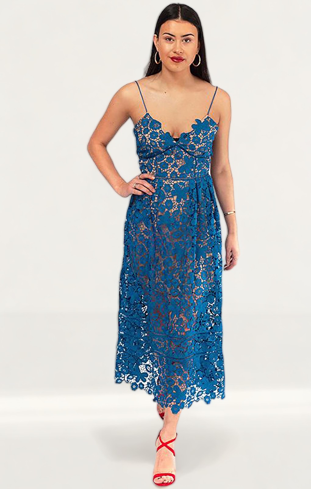 Blue Lace Dress