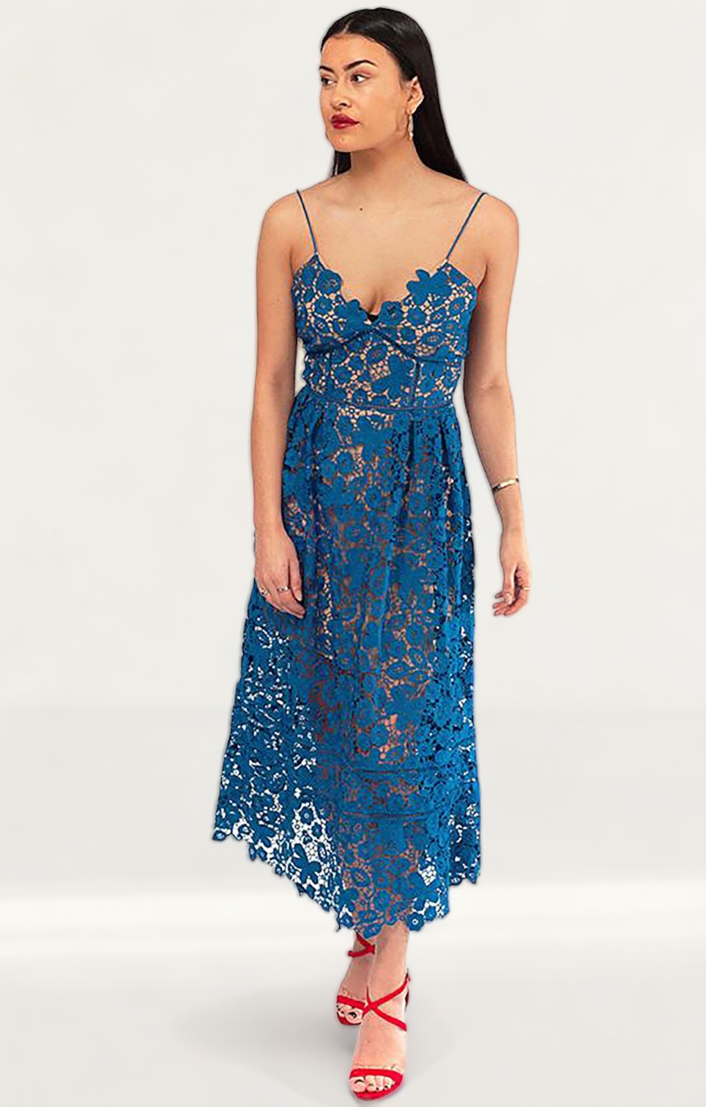 Blue Lace Dress