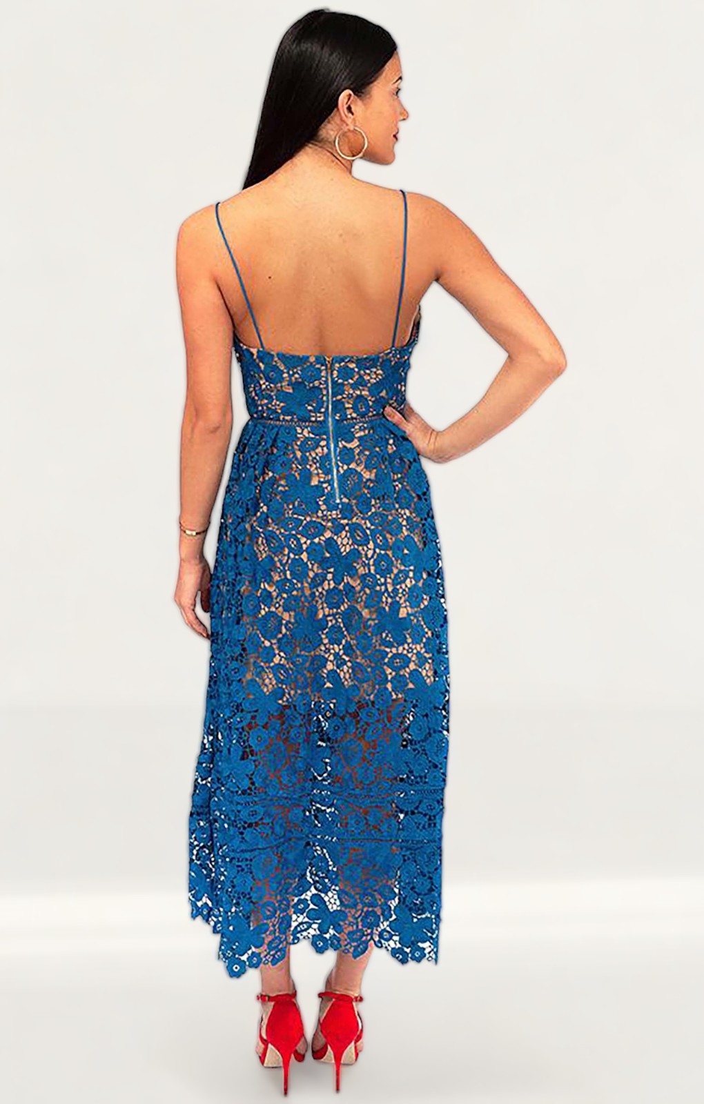 Blue Lace Dress