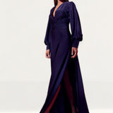 Boohoo Satin Twist Front Maxi Dress product image