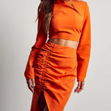 Misspap Orange Ruched Co-Ord product image