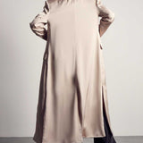 MissPap Mink Double Breasted Longline Duster Jacket